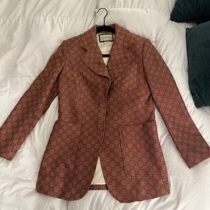 Gucci GG Linen Cotton Jacquard Jacket